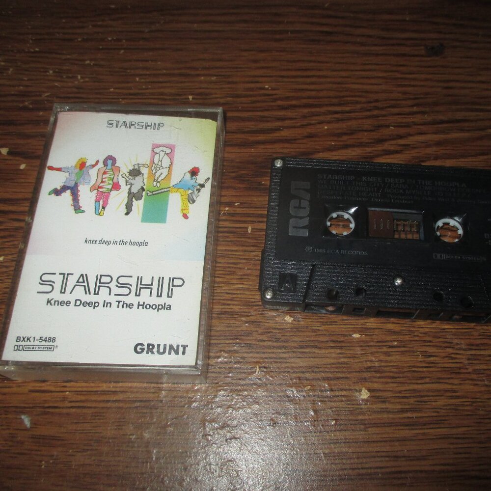 Starship - Knee Deep in the Hoopla on cassette (RCA Records Canada , 1985)